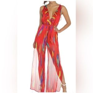 Women’s Jumpsuit| Colorful| Retro| Size M